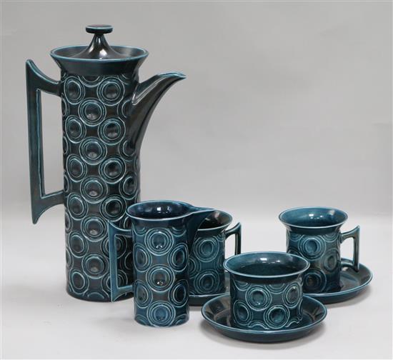 A 1960s Portmeiron coffee set